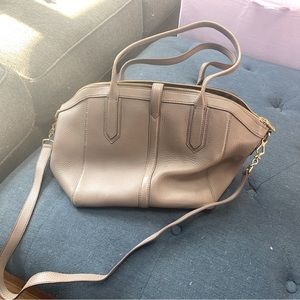 J Crew  100% leather satchel